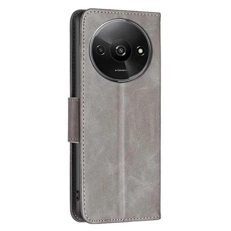 For Xiaomi Redmi A3 Case Leather Cover Adjustable Stand View Folio Flip Phone Cover