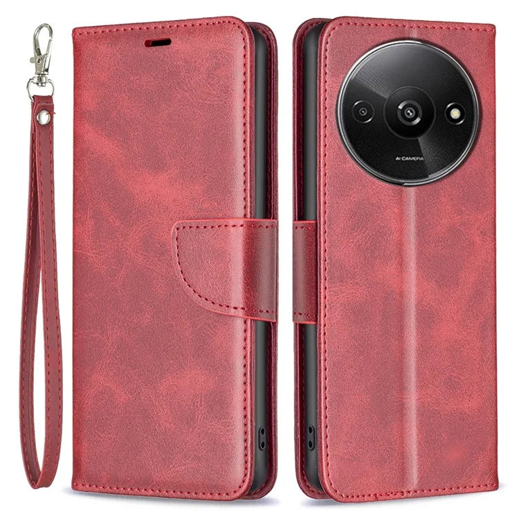 For Xiaomi Redmi A3 Case Leather Cover Adjustable Stand View Folio Flip Phone Cover