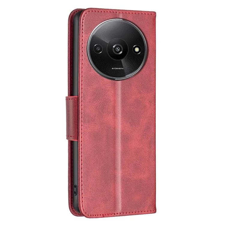 For Xiaomi Redmi A3 Case Leather Cover Adjustable Stand View Folio Flip Phone Cover