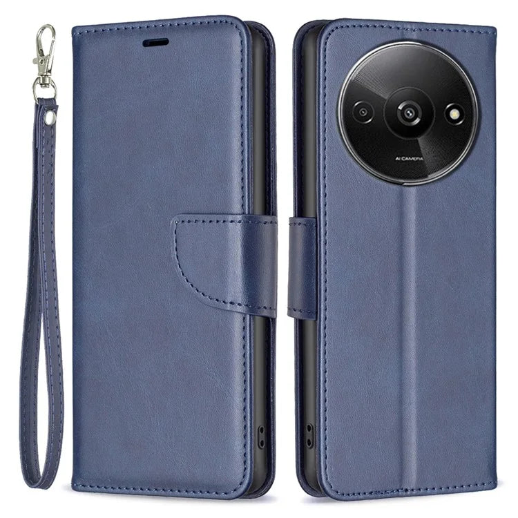 For Xiaomi Redmi A3 Case Leather Cover Adjustable Stand View Folio Flip Phone Cover