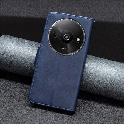 For Xiaomi Redmi A3 Case Leather Cover Adjustable Stand View Folio Flip Phone Cover