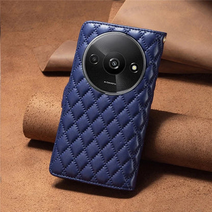 BINFEN COLOR BF Style-15 For Xiaomi Redmi A3 Case Zipper Flip Shockproof Leather Phone Cover
