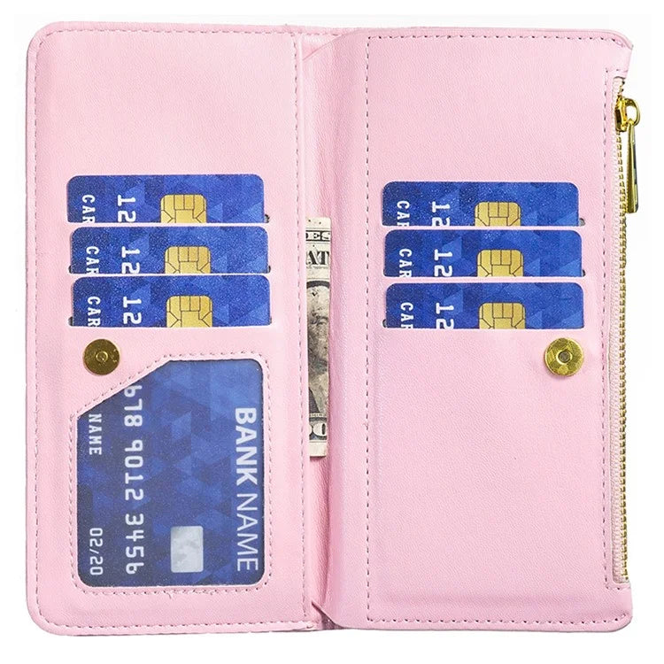 BINFEN COLOR BF Style-15 For Xiaomi Redmi A3 Case Zipper Flip Shockproof Leather Phone Cover