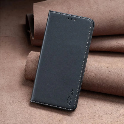 BINFEN COLOR BF18 For Xiaomi Redmi A3 Case PU Leather Magnetic Closure Flip Phone Cover