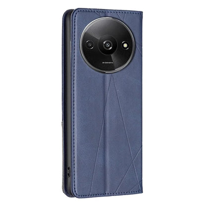 For Xiaomi Redmi A3 Case with Card Slots PU Leather Rhombus Phone Cover