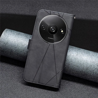 BINFEN COLOR BF05 For Xiaomi Redmi A3 Case PU Leather Phone Cover with Wallet Card Holder