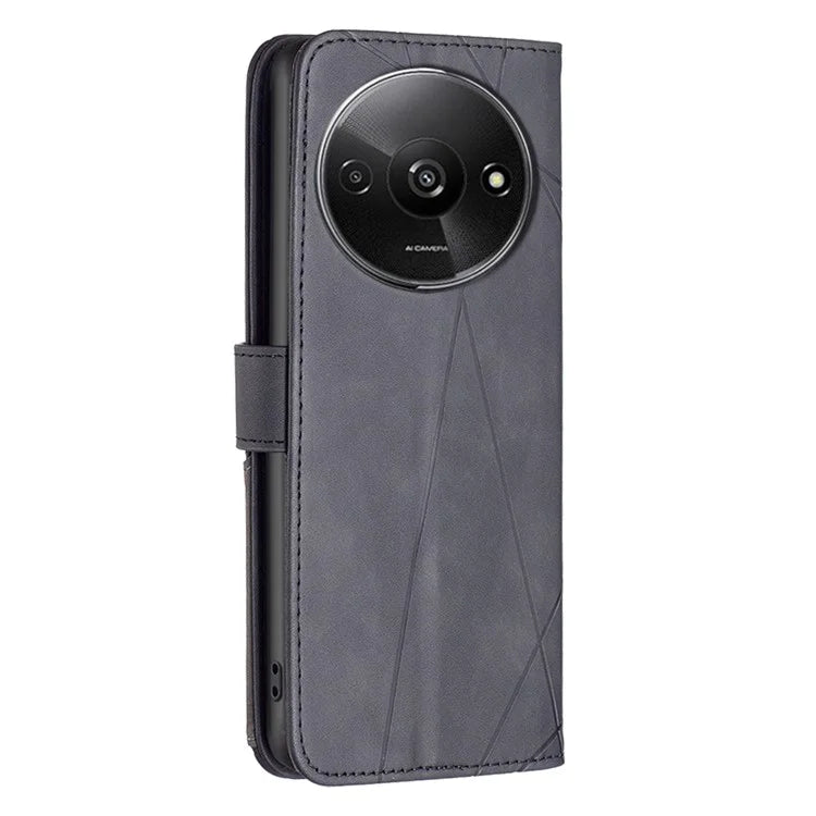 BINFEN COLOR BF05 For Xiaomi Redmi A3 Case PU Leather Phone Cover with Wallet Card Holder