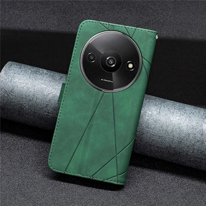 BINFEN COLOR BF05 For Xiaomi Redmi A3 Case PU Leather Phone Cover with Wallet Card Holder