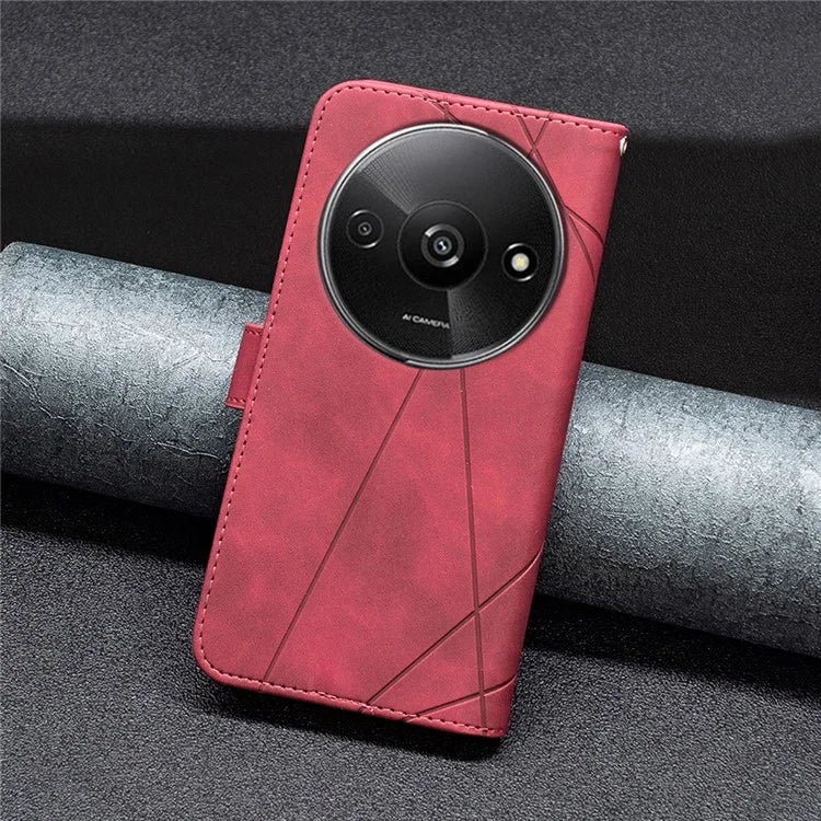 BINFEN COLOR BF05 For Xiaomi Redmi A3 Case PU Leather Phone Cover with Wallet Card Holder