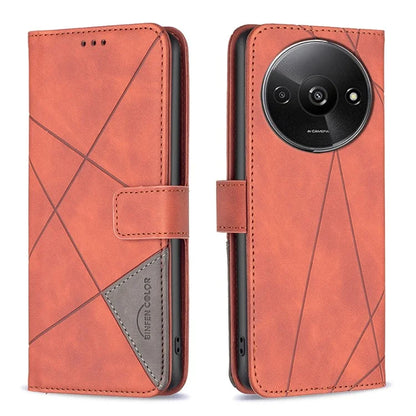 BINFEN COLOR BF05 For Xiaomi Redmi A3 Case PU Leather Phone Cover with Wallet Card Holder