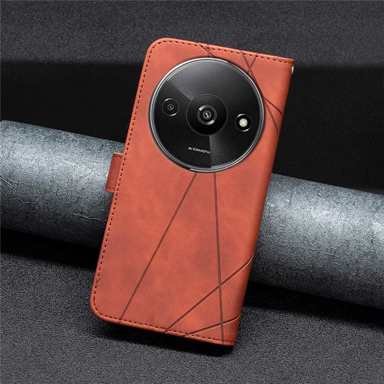 BINFEN COLOR BF05 For Xiaomi Redmi A3 Case PU Leather Phone Cover with Wallet Card Holder