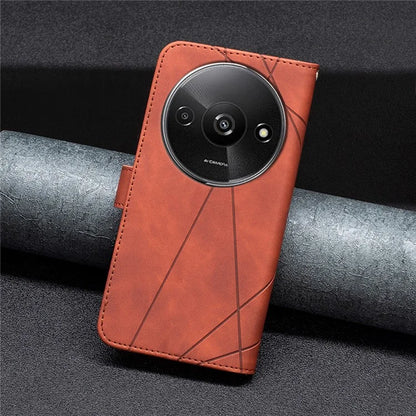 BINFEN COLOR BF05 For Xiaomi Redmi A3 Case PU Leather Phone Cover with Wallet Card Holder