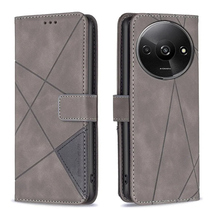 BINFEN COLOR BF05 For Xiaomi Redmi A3 Case PU Leather Phone Cover with Wallet Card Holder