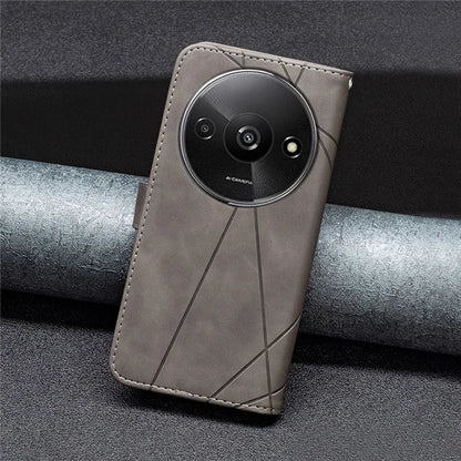BINFEN COLOR BF05 For Xiaomi Redmi A3 Case PU Leather Phone Cover with Wallet Card Holder