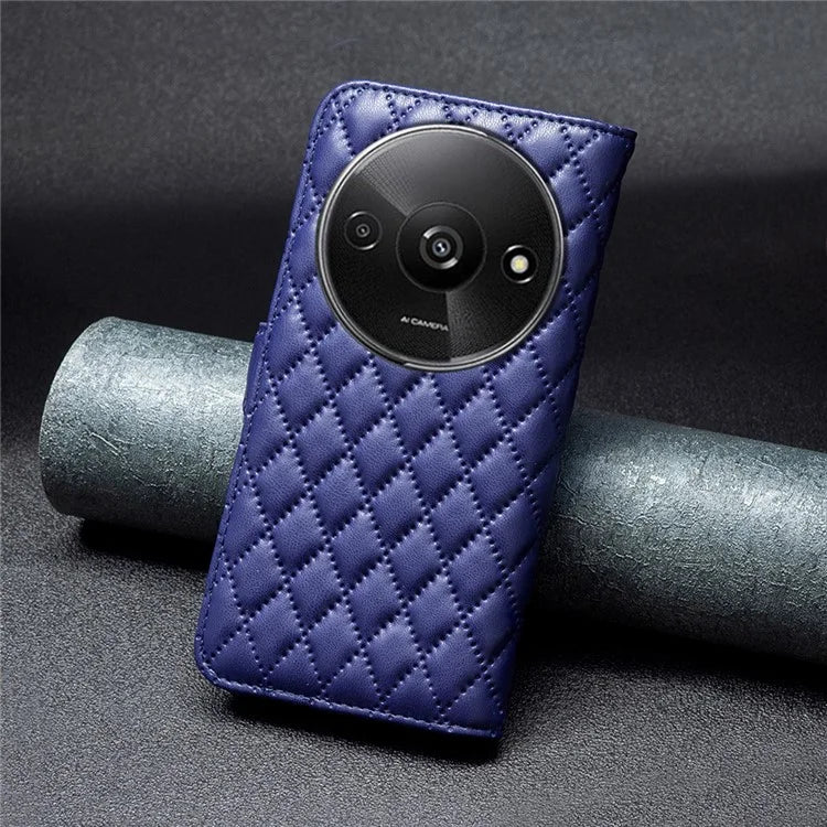 BINFEN COLOR BF Style-14 For Xiaomi Redmi A3 Case TPU Inner Shell Leather Phone Cover