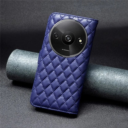 BINFEN COLOR BF Style-14 For Xiaomi Redmi A3 Case TPU Inner Shell Leather Phone Cover