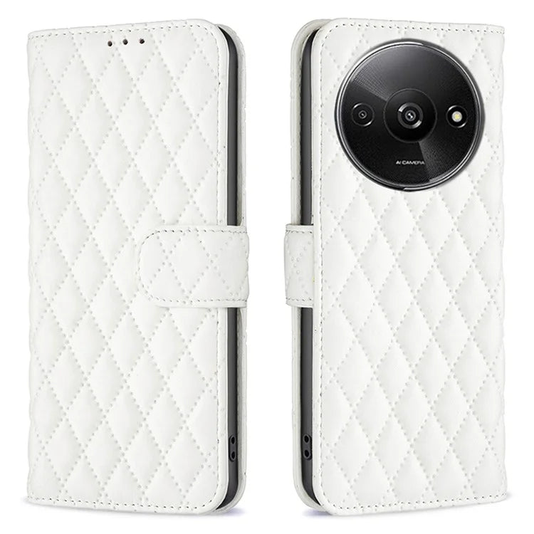 BINFEN COLOR BF Style-14 For Xiaomi Redmi A3 Case TPU Inner Shell Leather Phone Cover