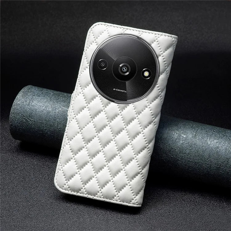 BINFEN COLOR BF Style-14 For Xiaomi Redmi A3 Case TPU Inner Shell Leather Phone Cover