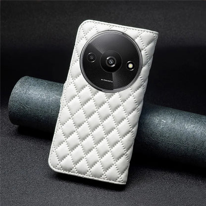 BINFEN COLOR BF Style-14 For Xiaomi Redmi A3 Case TPU Inner Shell Leather Phone Cover