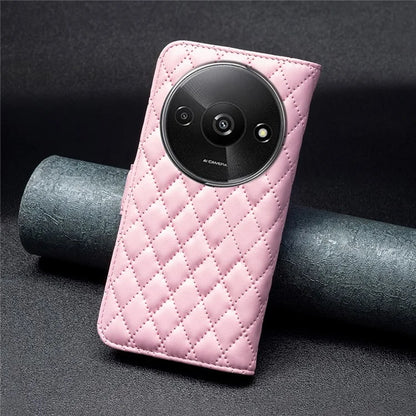 BINFEN COLOR BF Style-14 For Xiaomi Redmi A3 Case TPU Inner Shell Leather Phone Cover