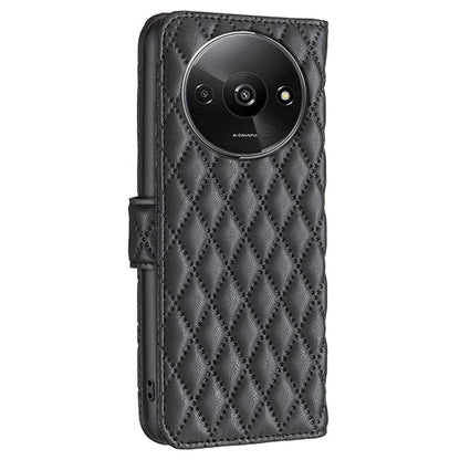 BINFEN COLOR BF Style-14 For Xiaomi Redmi A3 Case TPU Inner Shell Leather Phone Cover