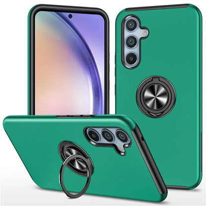 For Samsung Galaxy A55 5G Case Slim-Fit PC+TPU Phone Cover with Kickstand