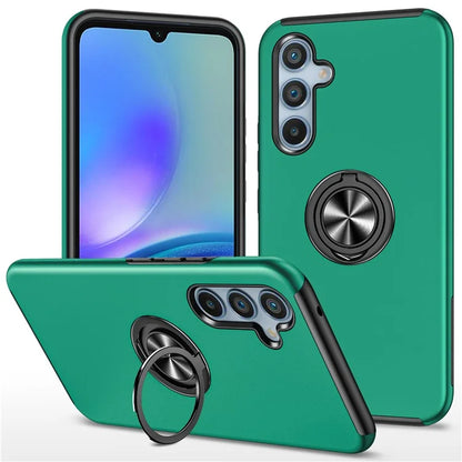 For Samsung Galaxy A05s 4G Kickstand Case Shockproof PC+TPU Phone Coverish Green