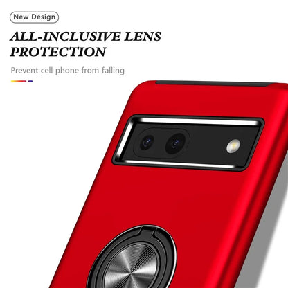 For Google Pixel 8a Shockproof Case PC+TPU Phone Cover with Kickstand