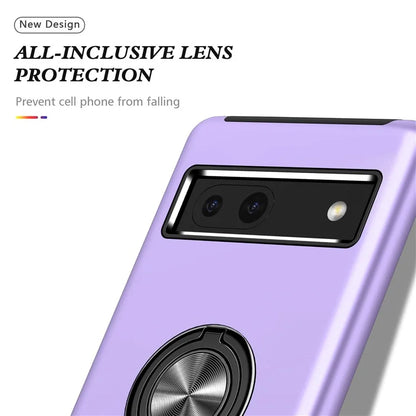 For Google Pixel 8a Shockproof Case PC+TPU Phone Cover with Kickstand