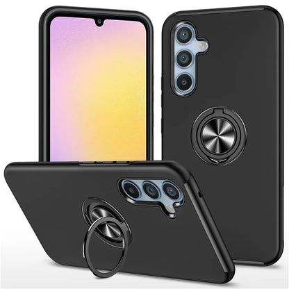For Samsung Galaxy A25 5G (Global) (161.0 x 76.5 x 8.3mm) Case PC+TPU Kickstand Phone Case