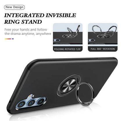 For Samsung Galaxy A25 5G (Global) (161.0 x 76.5 x 8.3mm) Case PC+TPU Kickstand Phone Case