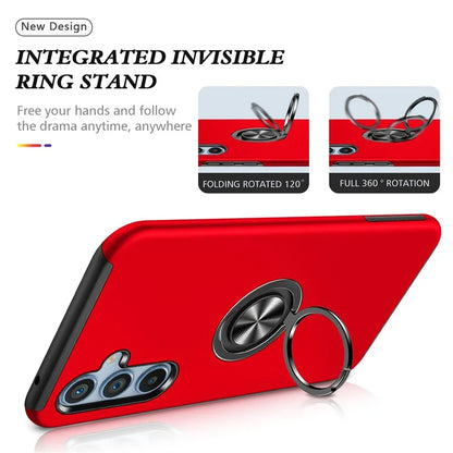 For Samsung Galaxy A25 5G (Global) (161.0 x 76.5 x 8.3mm) Case PC+TPU Kickstand Phone Case
