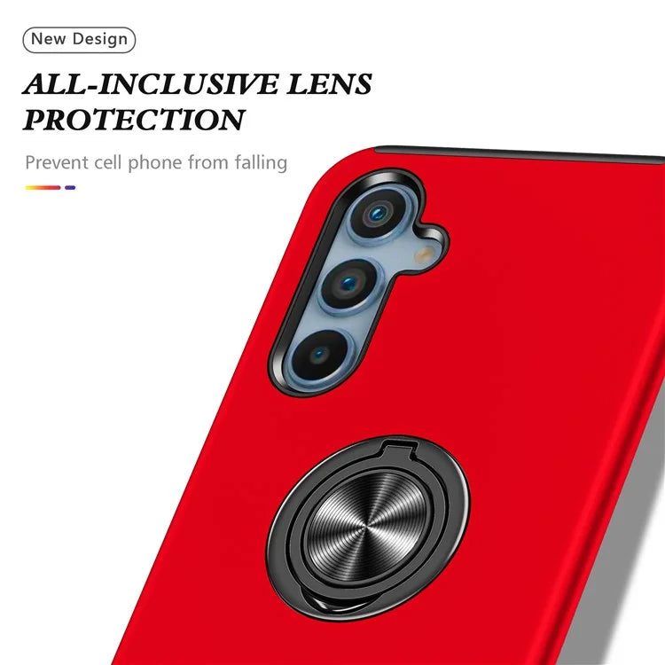 For Samsung Galaxy A25 5G (Global) (161.0 x 76.5 x 8.3mm) Case PC+TPU Kickstand Phone Case