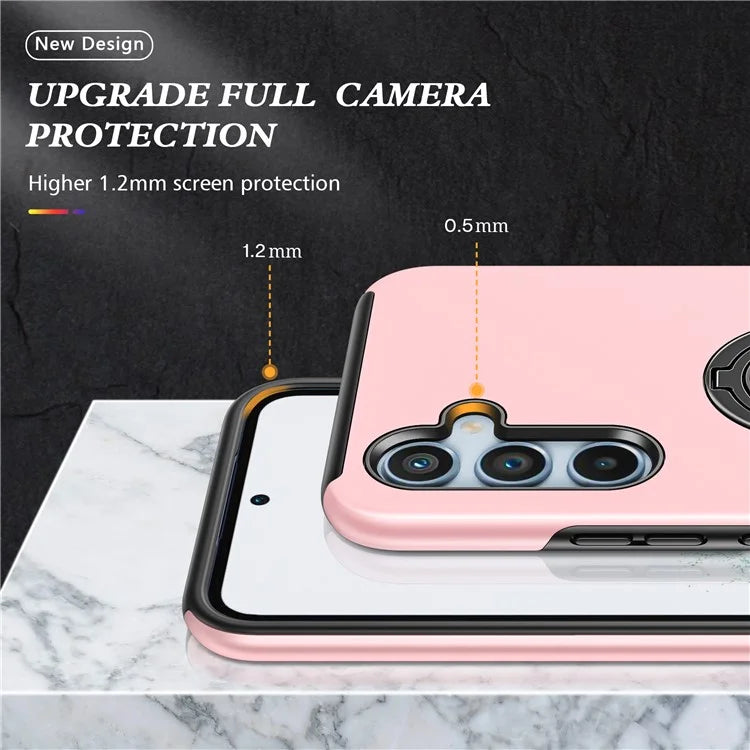 For Samsung Galaxy A25 5G (Global) (161.0 x 76.5 x 8.3mm) Case PC+TPU Kickstand Phone Case