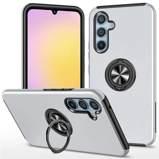 For Samsung Galaxy A25 5G (Global) (161.0 x 76.5 x 8.3mm) Case PC+TPU Kickstand Phone Case
