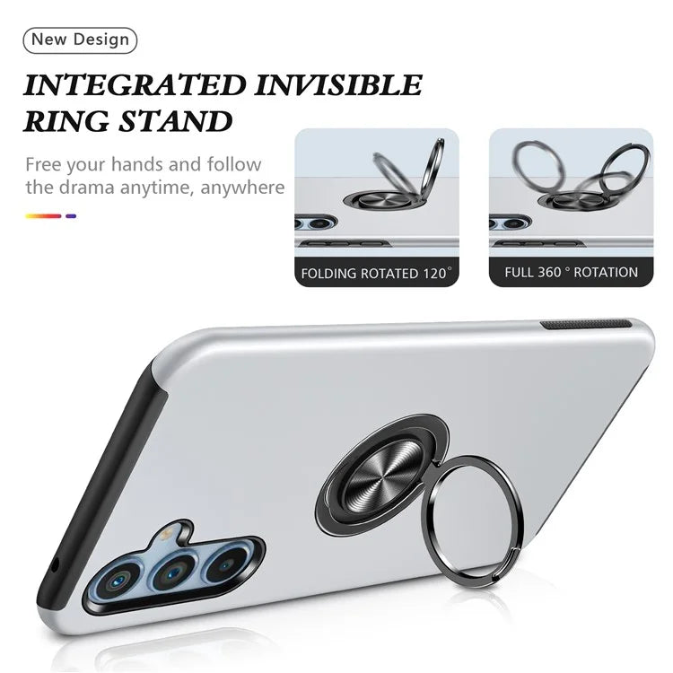 For Samsung Galaxy A25 5G (Global) (161.0 x 76.5 x 8.3mm) Case PC+TPU Kickstand Phone Case