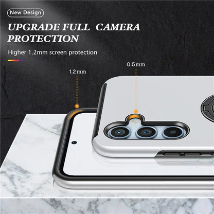 For Samsung Galaxy A25 5G (Global) (161.0 x 76.5 x 8.3mm) Case PC+TPU Kickstand Phone Case