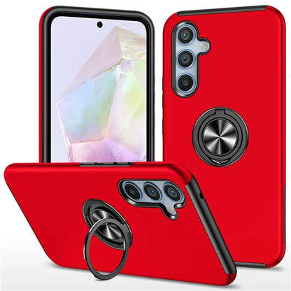 For Samsung Galaxy A35 5G Protective Case Kickstand PC+TPU Phone Cover