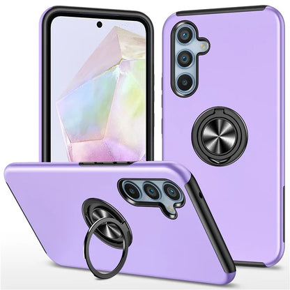 For Samsung Galaxy A35 5G Protective Case Kickstand PC+TPU Phone Cover