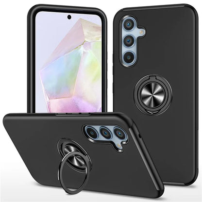 For Samsung Galaxy A35 5G Protective Case Kickstand PC+TPU Phone Cover