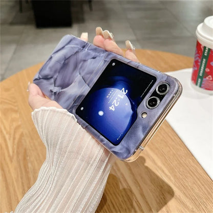 For Samsung Galaxy Z Flip5 5G Cell Phone Case Rococo Art Style Drop-resistant PC Shell