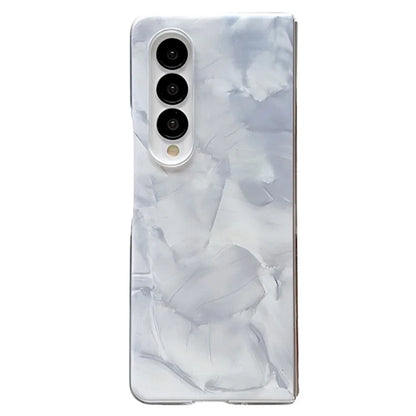 For Samsung Galaxy Z Fold4 5G Case Rococo Art Style PC Drop-proof Phone Back Shell