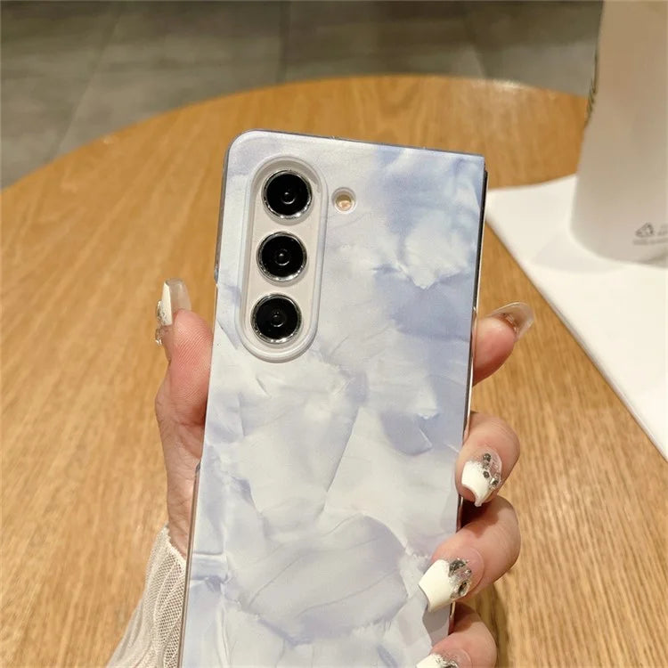 For Samsung Galaxy Z Fold5 5G Case Rococo Style PC Drop-resistant Phone Protector