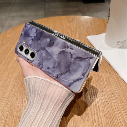 For Samsung Galaxy Z Fold5 5G Case Rococo Style PC Drop-resistant Phone Protector