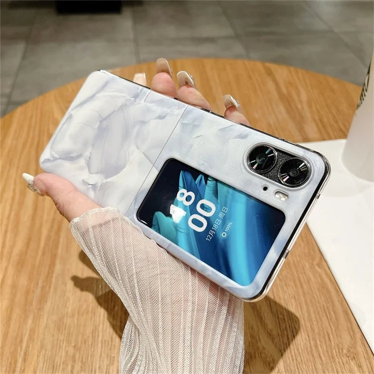 Rococo Series For Oppo Find N2 Flip 5G Protective Case Hard PC Folding Phone Cover