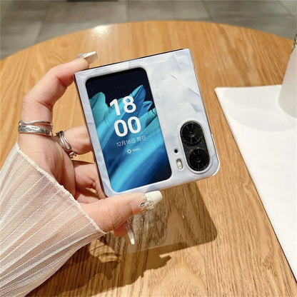 Rococo Series For Oppo Find N2 Flip 5G Protective Case Hard PC Folding Phone Cover