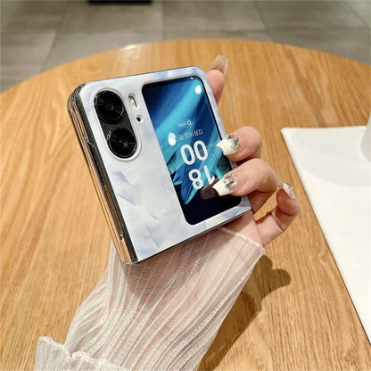 Rococo Series For Oppo Find N2 Flip 5G Protective Case Hard PC Folding Phone Cover