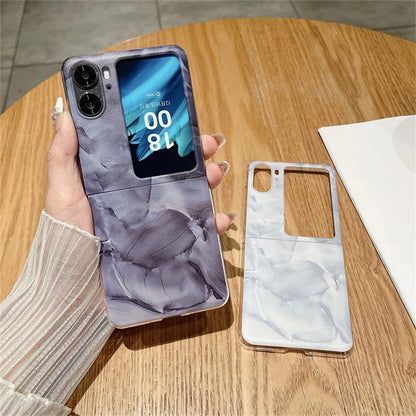 Rococo Series For Oppo Find N2 Flip 5G Protective Case Hard PC Folding Phone Cover