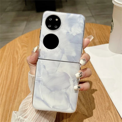 Rococo Series For Huawei P50 Pocket Case Hard PC Protective Phone Cover