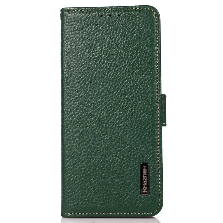 KHAZNEH For Realme C67 4G Case Litchi Texture RFID Blocking Shockproof Phone Cover